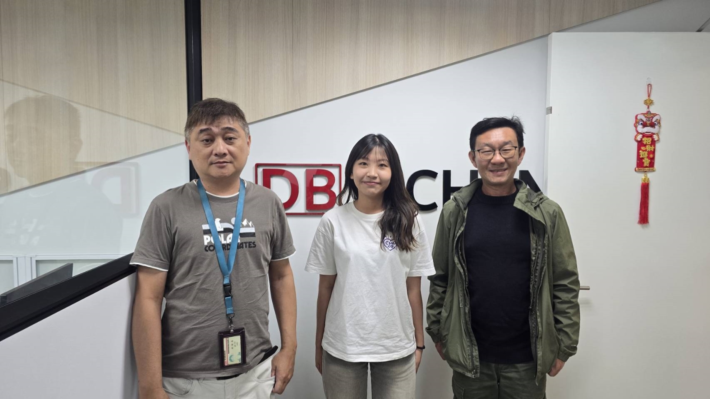 賀天君老師赴香港商信可股份有限公司臺南分公司進行宋宛庭實習訪視